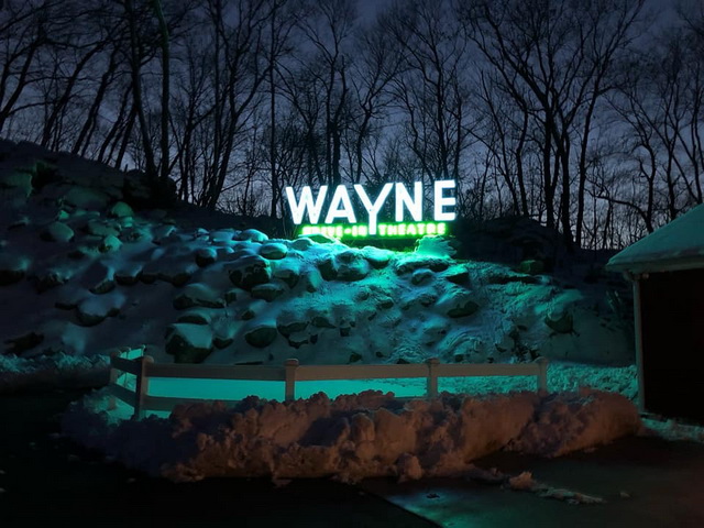 Wayne Drive-In Theatre - Old Wayne Neon Sign